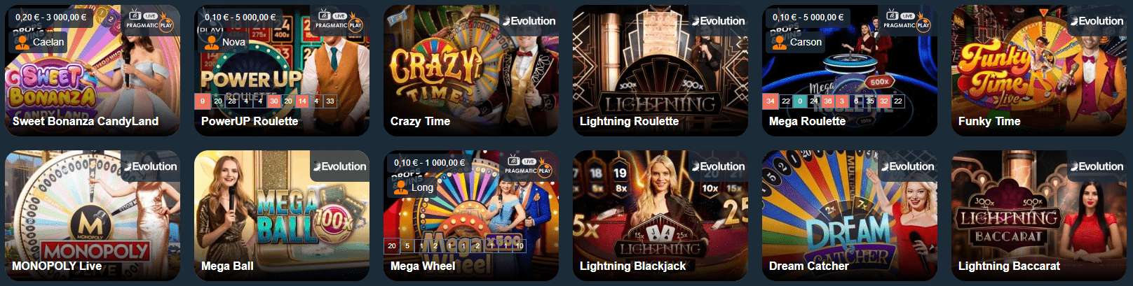 Лайв-игры в Гама Лайв-игры в Гама